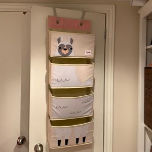 3 Sprouts hanging Llama Door organizer